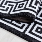 Kurzflor Teppich PARMA Schwarz 120 cm x 170 cm