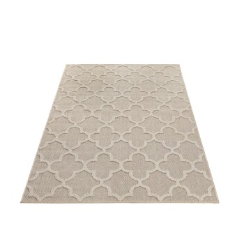 Outdoor Teppich PATARA Beige 160 cm x 230 cm