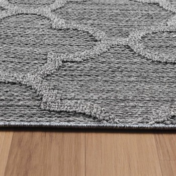 Outdoor Teppich PATARA Grau 120 cm x 170 cm