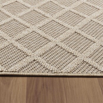 Outdoor Teppich PATARA Beige 80 x 150 cm