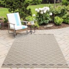 Outdoor Teppich PATARA Beige 80 x 150 cm