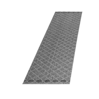 Outdoor Teppich PATARA Grau 80 x 250 cm