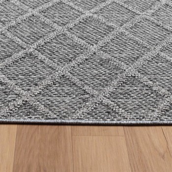 Outdoor Teppich PATARA Grau 80 x 250 cm