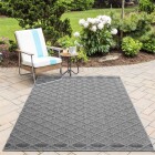 Outdoor Teppich PATARA Grau 240 x 340 cm