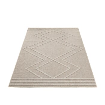 Outdoor Teppich PATARA Beige 80 x 150 cm