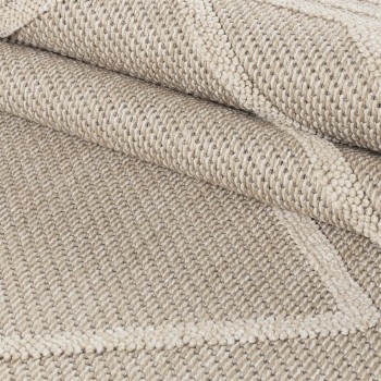 Outdoor Teppich PATARA Beige 120 cm x 170 cm