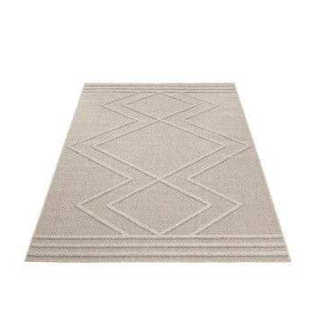 Outdoor Teppich PATARA Beige 140 x 200 cm