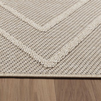 Outdoor Teppich PATARA Beige 140 x 200 cm