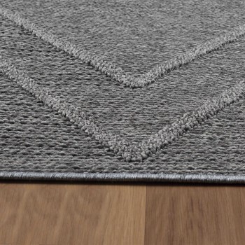Outdoor Teppich PATARA Grau 80 x 250 cm