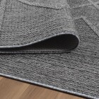 Outdoor Teppich PATARA Grau 80 x 250 cm