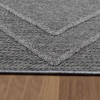 Outdoor Teppich PATARA Grau 120 cm x 170 cm
