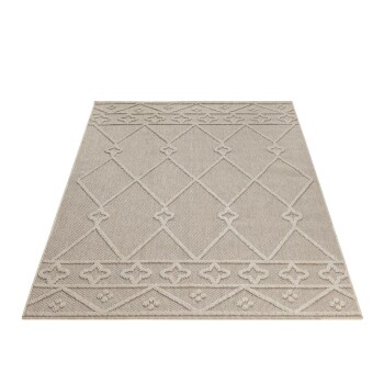 Outdoor Teppich PATARA Beige 120 cm x 170 cm