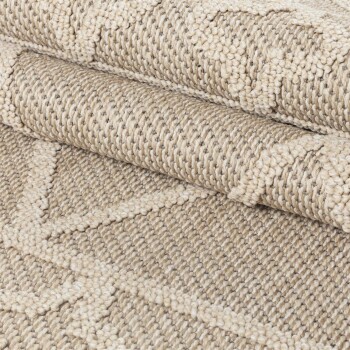 Outdoor Teppich PATARA Beige 120 cm x 170 cm