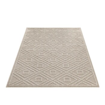 Outdoor Teppich PATARA Beige 80 x 150 cm