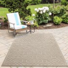 Outdoor Teppich PATARA Beige 80 x 150 cm