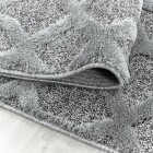 Hochflor Teppich PISA Grau 120 cm x 170 cm