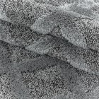 Hochflor Teppich PISA Grau 160 cm Rund