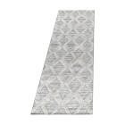 Hochflor Teppich PISA Grau 80 x 250 cm