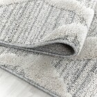 Hochflor Teppich PISA Grau 200 cm x 290 cm
