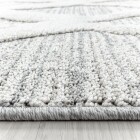 Hochflor Teppich PISA Grau 280 x 370 cm