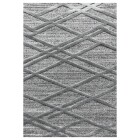 Hochflor Teppich PISA Grau 80 x 150 cm