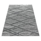 Hochflor Teppich PISA Grau 120 cm x 170 cm