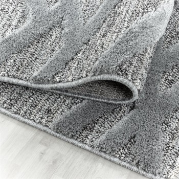 Hochflor Teppich PISA Grau 200 cm x 290 cm