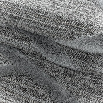 Hochflor Teppich PISA Grau 200 cm x 290 cm