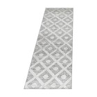 Hochflor Teppich PISA Grau 80 x 250 cm