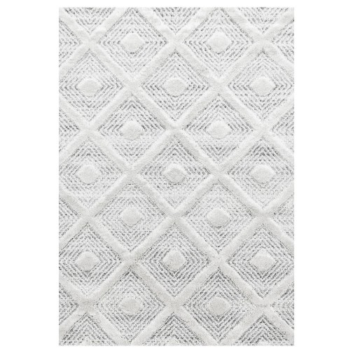 Hochflor Teppich PISA Grau 120 cm x 170 cm