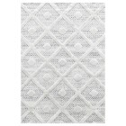 Hochflor Teppich PISA Grau 240 x 340 cm