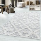 Hochflor Teppich PISA Grau 280 x 370 cm