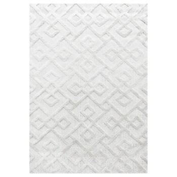 Hochflor Teppich PISA Creme 60 x 110 cm