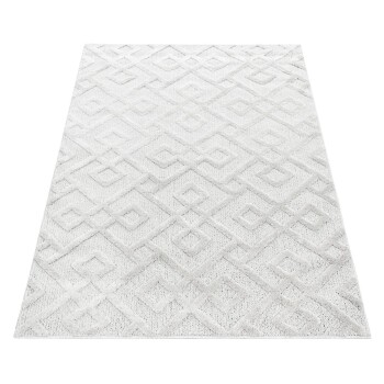 Hochflor Teppich PISA Creme 280 x 370 cm