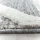 Hochflor Teppich PISA Grau 80 x 150 cm