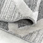 Hochflor Teppich PISA Grau 80 x 150 cm