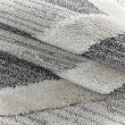 Hochflor Teppich PISA Grau 140 x 200 cm