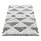 Hochflor Teppich PISA Grau 280 x 370 cm