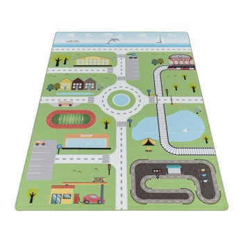 Kinder Teppich PLAY Grün 80 x 120 cm