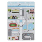 Kinder Teppich PLAY Grau 100 cm x 150 cm