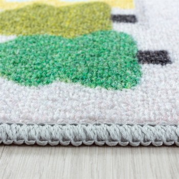 Kinder Teppich PLAY Grau 140 x 200 cm