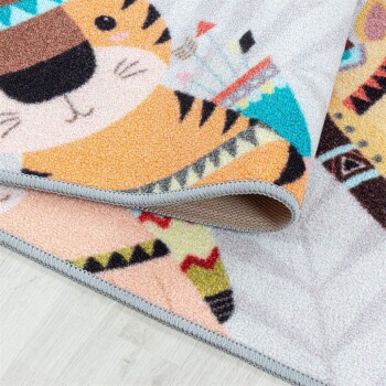 Kinder Teppich PLAY Grau 80 x 120 cm
