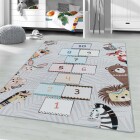 Kinder Teppich PLAY Grau 140 x 200 cm