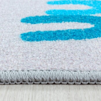 Kinder Teppich PLAY Grau 160 cm x 230 cm