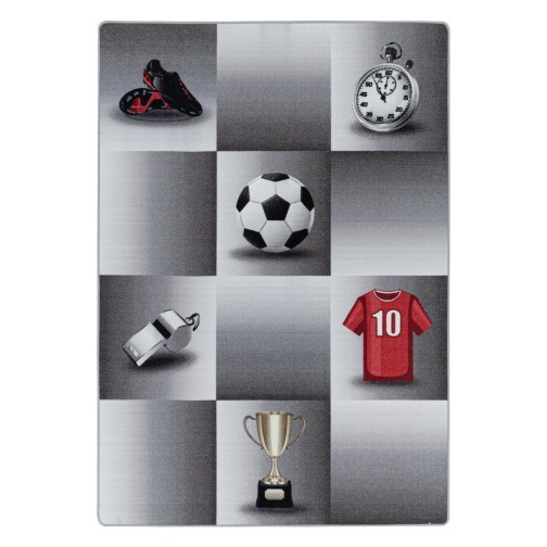 Kinder Teppich PLAY Grau 140 x 200 cm