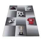 Kinder Teppich PLAY Grau 140 x 200 cm