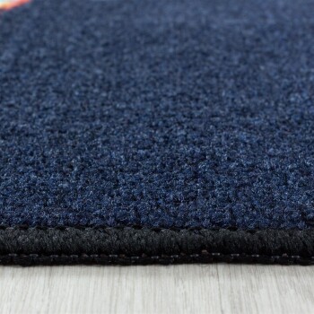 Kinder Teppich PLAY Marineblau 100 cm x 150 cm