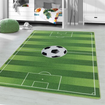 Kinder Teppich PLAY Grün 100 cm x 150 cm