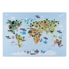 Kinder Teppich PLAY Blau 80 x 120 cm
