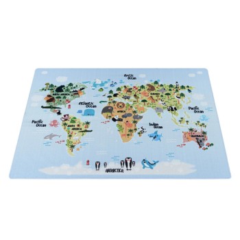Kinder Teppich PLAY Blau 100 cm x 150 cm